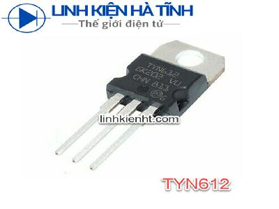 TYN612 Thyristor 12A 600V TO-220 TYN612 Thyristor 12A 600V TO-220